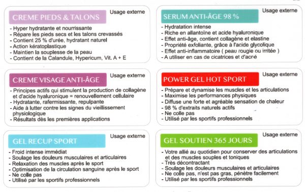 Flyer 1  Présentation des produits